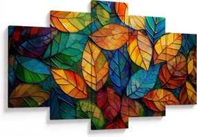 Obraz - Mozaika z listov (150x105 cm)