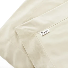 Biante Zamatový prehoz/behúň na posteľ Velvet Prémium SVP-003 Smotanový 50x240 cm
