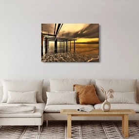 Obraz - Architektúra pri pobreží (90x60 cm)