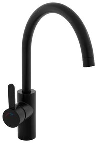 Livarno home Kuchynská batéria (okrúhly tvar, čierna)  (100387686)