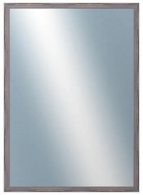 DANTIK - Zrkadlo v rámu, rozmer s rámom 50x70 cm z lišty KASSETTE tmavošedá (3056)