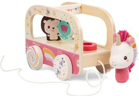 Lilliputiens – drevený autobus – jednorožec Lena