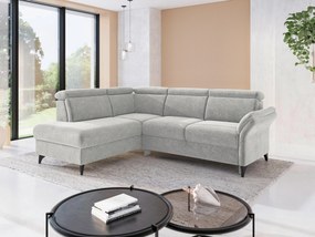 XXXLutz ROHOVÁ SEDAČKA, textil, svetlosivá Sit & More - Sedačky - 00014402585L