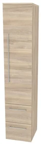 Mereo, Mereo Bino, kúpeľňová skrinka vysoká 163 cm, pravá, Multidecor, Blonde Liberty Elm, MER-CN698BLE1