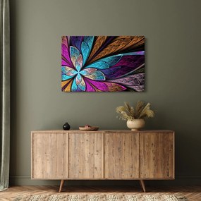 Obraz - Abstrakcia, kvetina (90x60 cm)