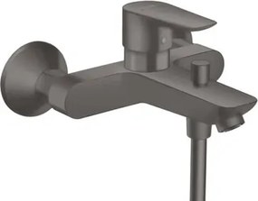 Vaňová batéria Hansgrohe Talis E bez sprchového setu 150 mm kartáčovaný černý chrom 71740340