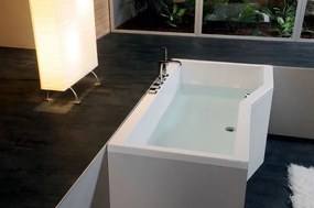 Polysan Polysan, VERSYS L asymetrická vaňa 160x84x70x47cm, biela, 14611