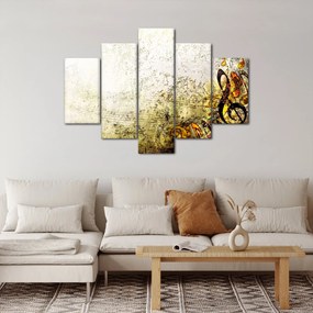 Obraz - Sila hudby (150x105 cm)