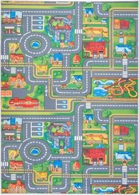 TA Koberec B-529 FLANNEL PRINTED Sivý Obdĺžnikový Rozmer: 200x300 cm