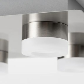 LED Stropné svietidlo 4xLED/4W/230V matný chróm