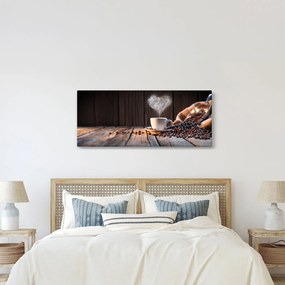 Obraz - Čas na kávu (120x50 cm)