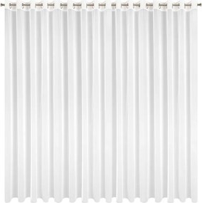 ZÁCLONA SYLVIA 350X250 CM BIELA