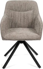 Set - 2 ks Jedálenská stolička AVENBERG LARO – otočná, šedá
