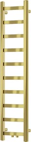 Mexen, kúpeľňový radiátor Mexen Bolt 1200 x 300 mm, 189 W, zlatý - W126-1200-300-00-50