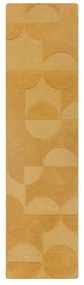 Okrovožltý vlnený koberec behúň 60x230 cm Gigi – Flair Rugs