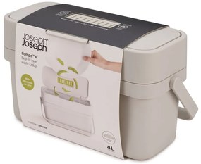 Béžová nádoba na kompostovateľný odpad Joseph Joseph Compo