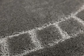 Kúpeľňový koberček OCEAN sivý ovál