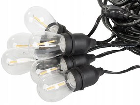 Verk 12300 LED Vonkajšia dekoračná reťaz girlanda 15 žiaroviek, IP44, 15 m