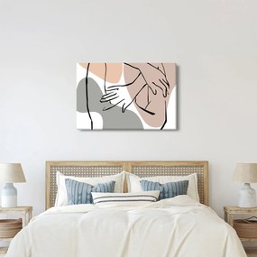 Obraz - Woman body line art N⁰2 (90x60 cm)