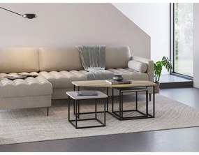 Konferenčné stolíky v súprave 3 ks 60x111,5 cm Zoya – Marckeric