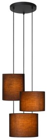 Lucide 45409/13/30 - Luster na lanku MAYA 3xE27/40W/230V čierna