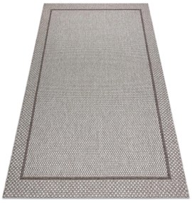 Šnúrkový koberec SIZAL BOHO 39013037 s rámom, béžový