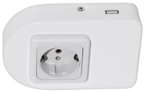 Eglo 94663 - Podlinková zásuvka SCHUKO vr.USB TAXANO