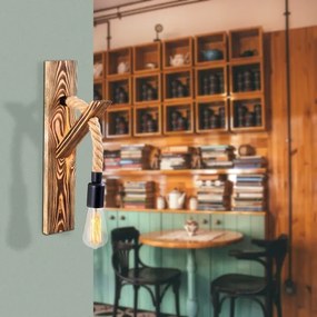 Nástenné svietidlo EREBOS 1xE27/40W/230V hnedé