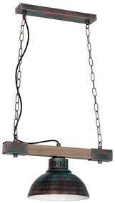 Luster na reťazi Hakone 1xE27/60W/230V patina