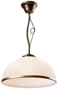 Brilagi - LED Luster na tyči ANTICO 1xE27/60W/230V bronz patina