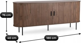 Komoda Trish 180 cm ořech