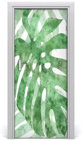 Samolepiace fototapety na dvere Monstera 75x205 cm