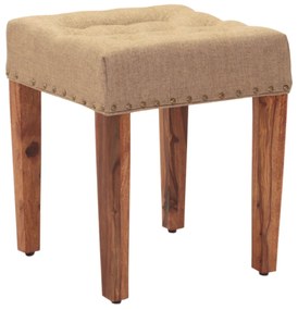 furniture-nabytek.cz - Drevený taburet s poťahom 40x45x40 z masívu palisander