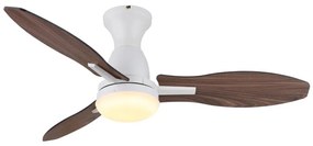 Globo 03671W - LED Stm. stropný ventilátor GALE LED/22W/230V 3000/4500/6000K +DO