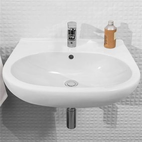 VILLEROY &amp; BOCH O.novo závesné umývadlo s otvorom, s prepadom, 600 x 490 mm, biela alpská, s povrchom CeramicPlus, 516060R1