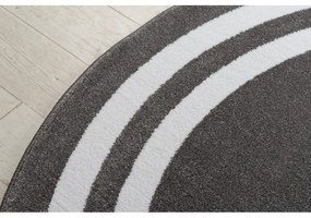 Okrúhly koberec HAMPTON Rám sivý