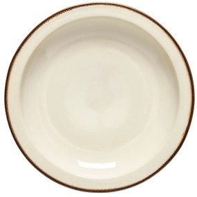 Dezertný tanier z kameniny v tehlovo-béžovej farbe ø 20 cm Poterie – Casafina