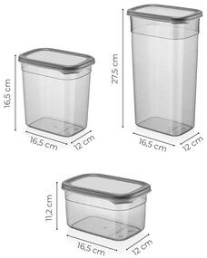 Dózy v súprave 18 ks na potraviny Fresco – Hermia