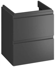 Cersanit Moduo, závesná umývadlová skrinka 50x40x57 cm, antracitová matná, S590-067-DSM