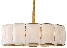 Toolight Toolight, stropné svietidlo 60cm 6xE14, APP1797-8CP, zlatá matná, OSW-04569