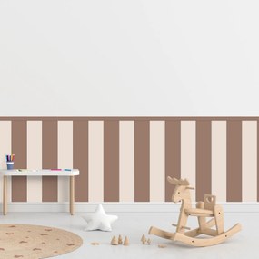 60x100cm Obdĺžnik - Hnedá farba - textilná nálepka na stenu Farba: Kombinácia, Veľkosť: 80 cm