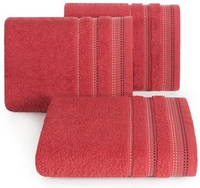 FROTÉ UTERÁK POLA15 70X140 CM ČERVENÁ