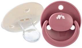 Cumlík silikónový symetrický Eco 2ks 6m+ Sand/Terra