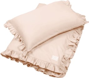 Obliečky Junior bez výplne s volánom Nude 100x140 cm