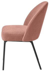 Ružová jedálenská stolička Creston – Unique Furniture