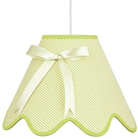 Candellux Zelený závesný luster Lola pre žiarovku E27 31-14566