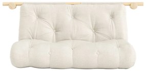 Ľanová rozkladacia pohovka v prírodnej farbe 135 cm Hooked – Karup Design