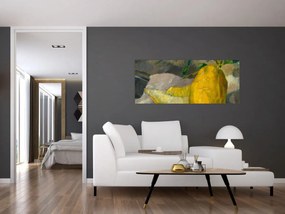 Obraz - French 19th Century, Melon and Lemon, reprodukcia (120x50 cm)