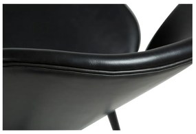 Čierna koženková stolička DAN-FORM Denmark Cloud