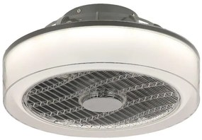 Rabalux 6857 Dalfon stropné svietidlo s ventilátorom LED D395mm 30W/1500lm 3000-6000K sivá, stmievateľné, diaľkové ovládanie